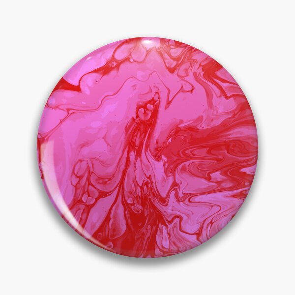 Aperçu de l'œuvre Vivid Pink Palette 7 Marble Fluid Art créée et vendue par Janzay.