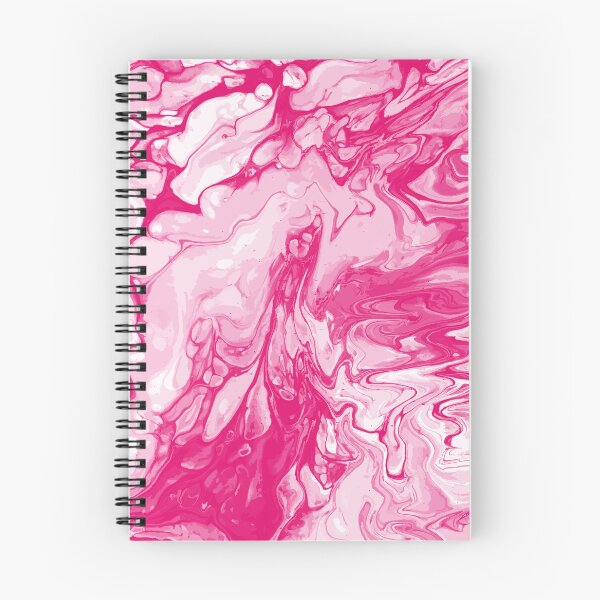 Artikelvorschau, Vivid Pink Palette 6 Marble Fluid Art entworfen und verkauft von Janzay.