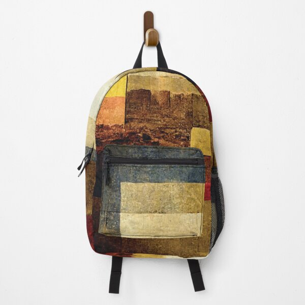 Item preview, Abstract Square Mosaic Monument Desert Valley Landscape designed and sold by Beholder Images.