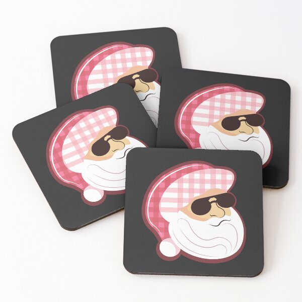 Item preview, Cool Santa Claus Face With Sunglasses | Pink Santa Wearing Sunglasses designed and sold by THROUGH-LIFE.