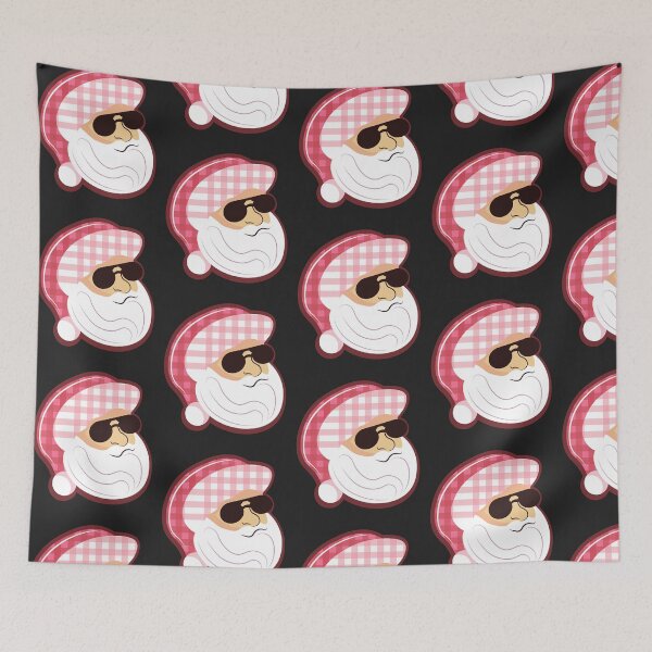 Item preview, Cool Santa Claus Face With Sunglasses | Pink Santa Wearing Sunglasses designed and sold by THROUGH-LIFE.