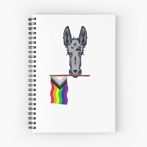 Item preview, Progress Pride Flag Democratic Progressive Donkey designed and sold by gillys.