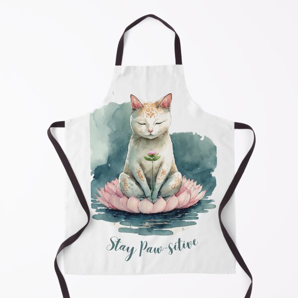 Item preview,  Stay Paw-sitive Yoga Cat 15 designed and sold by printiesart.