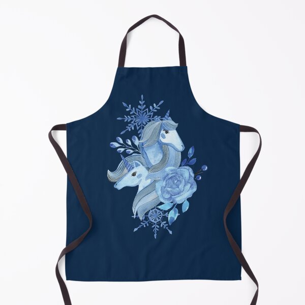 Item preview, Blue unicorn watercolor  designed and sold by pinkyfish1010.