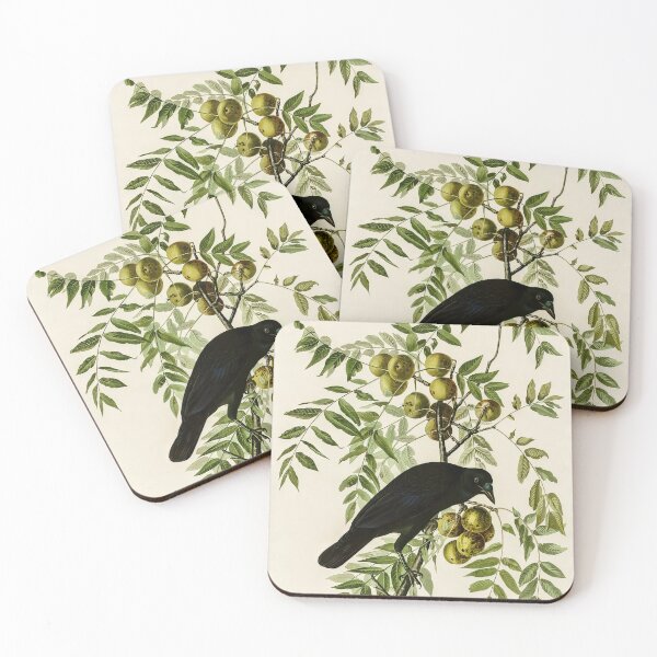 Item preview, Plate 156 American Crow - John James Audubon Art Prints designed and sold by TheSoulOfArt.