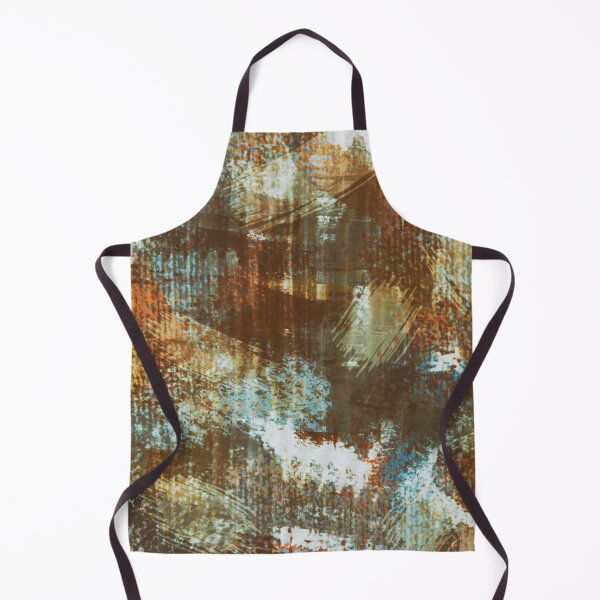 Item preview, Modern Grunge Brown Teal Caramel Abstract designed and sold by jocelynsart.