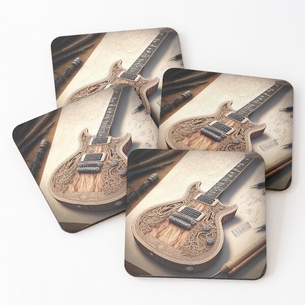 Item preview, Diagrammatic Guitar render designed and sold by 3 CITIES.