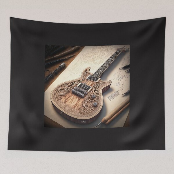 Artikelvorschau, Schematische Gitarre rendern entworfen und verkauft von Charlies-Artbox.
