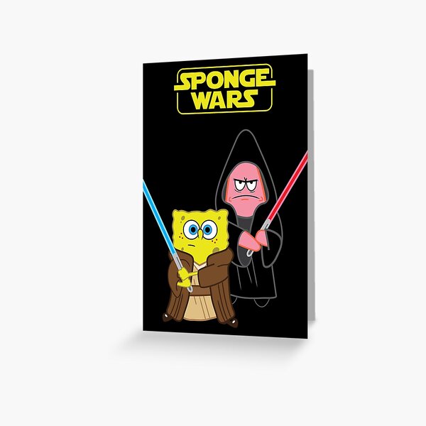 Sponge Wars Greeting Card