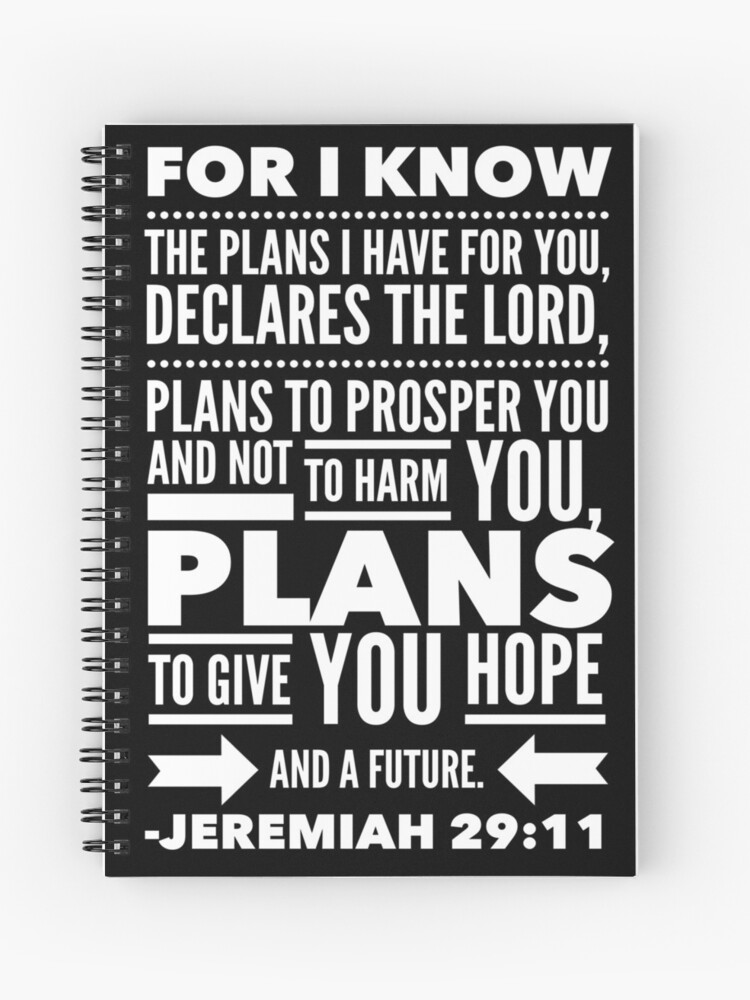Christian Bible Verse Jeremiah 29 11 God Hope Future Faith