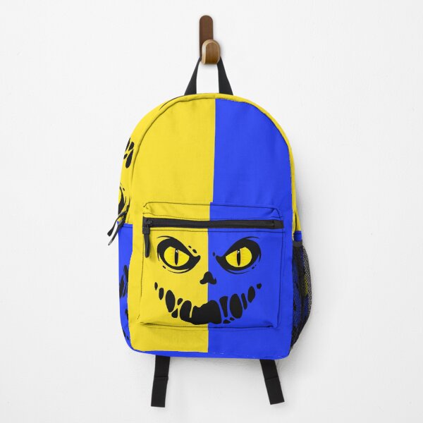 Item preview, Blue yellow smiling skeleton face designed and sold by OMdesign10.