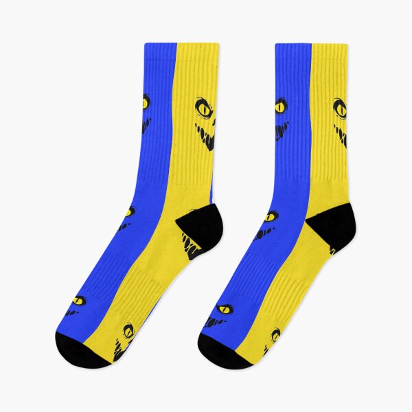 Item preview, Blue yellow smiling skeleton face designed and sold by OMdesign10.
