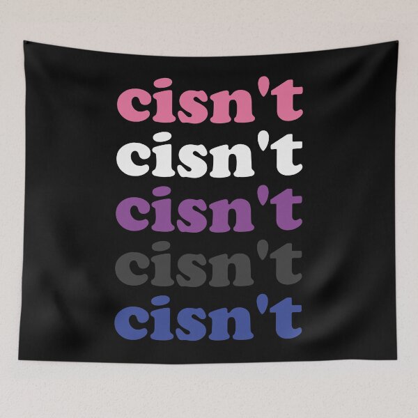 Item preview, Cisn't Gender Fluid Pride Flag Genderfluid Cisgender LGBTQ+ designed and sold by Queer Pride Shop.