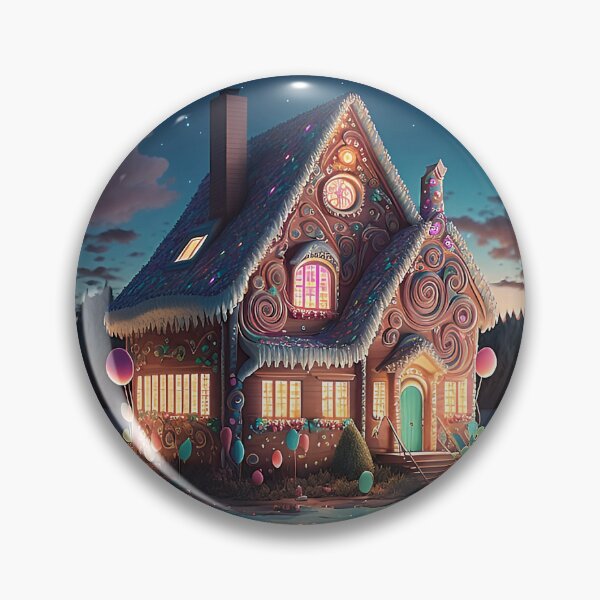 Item preview, Gingerbread House Made Of Delicious Treats On A Lake - Christmas designed and sold by InsterDesign.