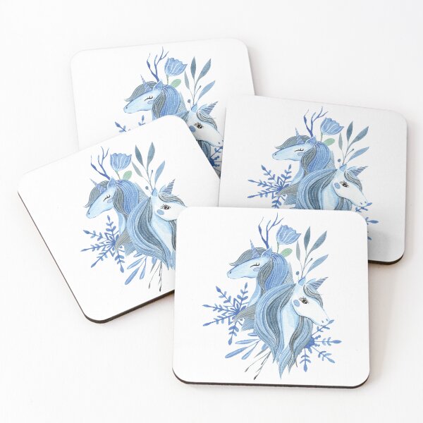 Item preview, Winter unicorn  designed and sold by pinkyfish1010.