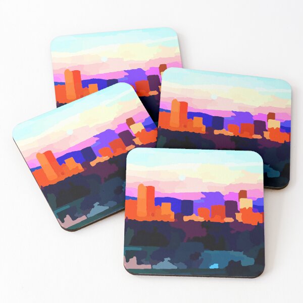 Item preview, Denver Colorado Skyline Moonrise designed and sold by Jon-Baran.