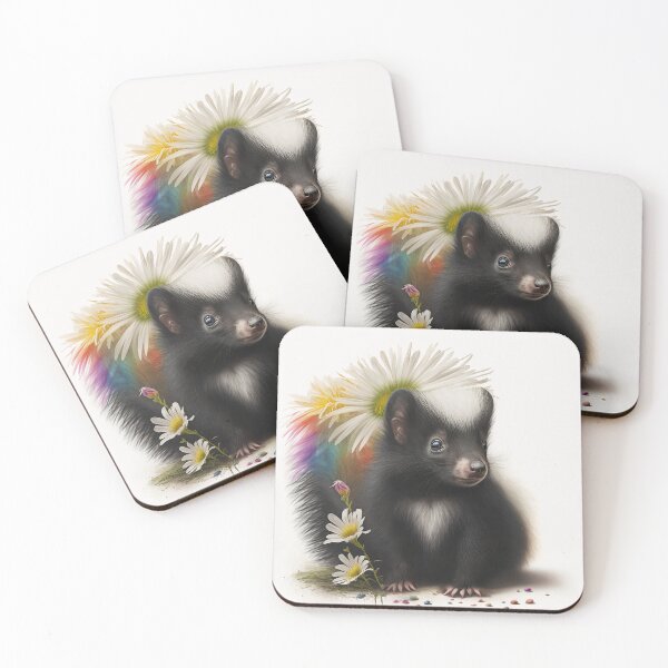 Item preview, Peace baby skunk designed and sold by Knot2Olde.