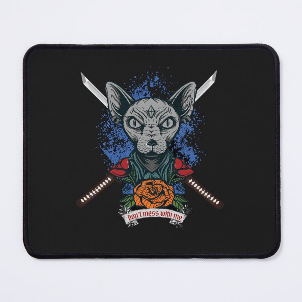 Item preview, Samurai sphynx cat T-shirt(don't mess with me) designed and sold by Annelley.
