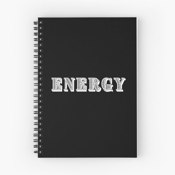 Item preview, Energy word typography designed and sold by Shambusiness.