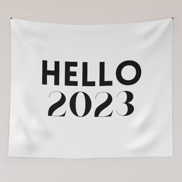 Item preview, HELLO 2023 - NEW YEAR 2023 - HAPPY NEW YEAR 2023 DESIGN designed and sold by WBP Mart.