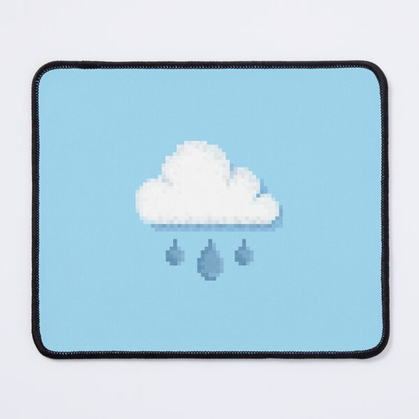 Item preview, Single Retro Rainy Cloud Pixel Weather Icon designed and sold by 8BitTrip.