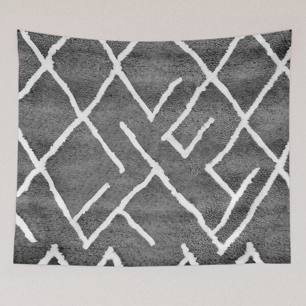 Aperçu de l'œuvre Bxynar Boho Textured Gray créée et vendue par meggydesigns.