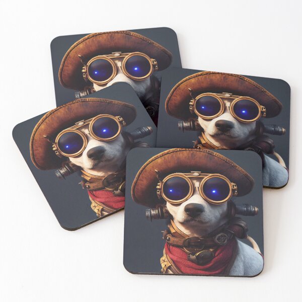 Item preview, Pirate dog with funny face designed and sold by MimozaStudio.