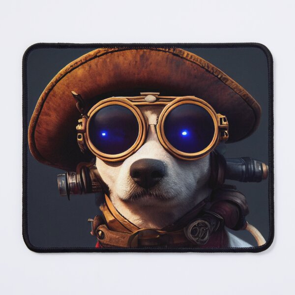 Item preview, Pirate dog with funny face designed and sold by MimozaStudio.
