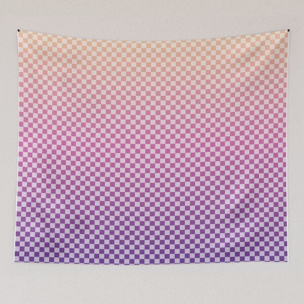 Item preview, Sunset Gradient Checkerboard designed and sold by Nikita Iszard.
