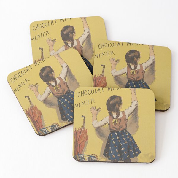 Item preview, Vintage French chocolate advertising poster designed and sold by cutesy.