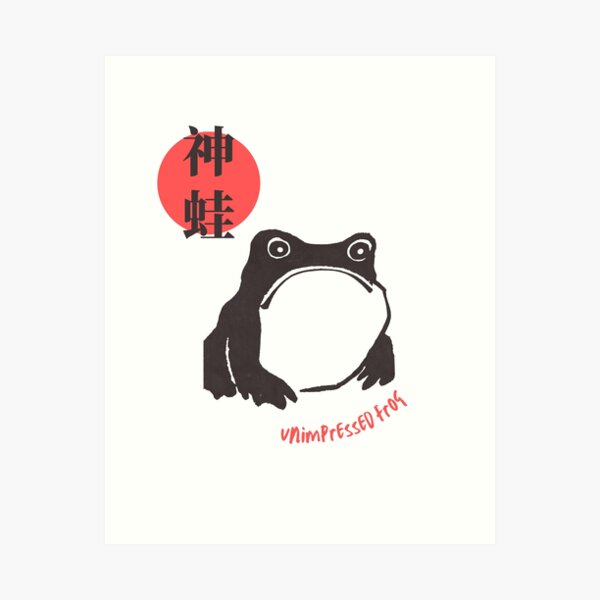 Japanese Frog Art Prints for Sale