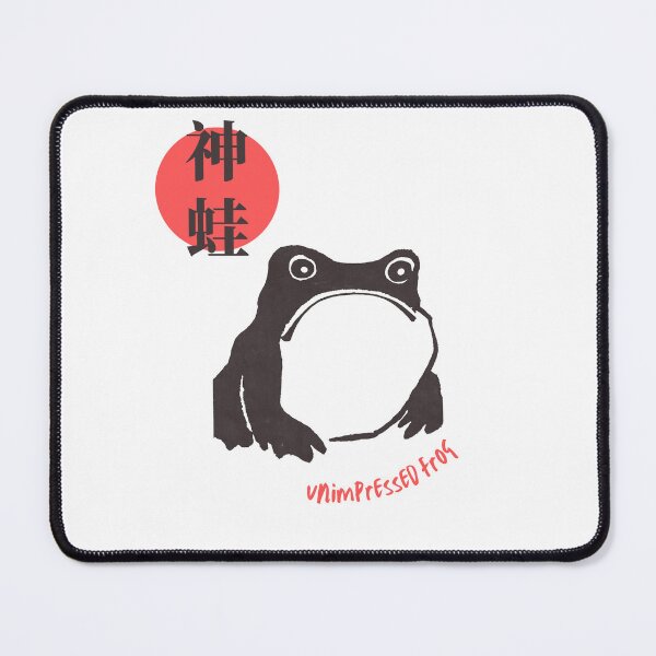 Item preview, Unimpressed Frog japanese Art designed and sold by Wasabisan.