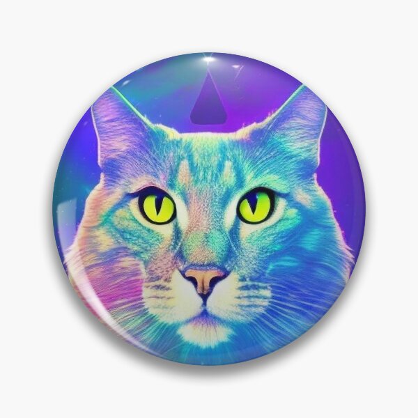 Item preview, Colorful Space Cat designed and sold by AbstractWave.