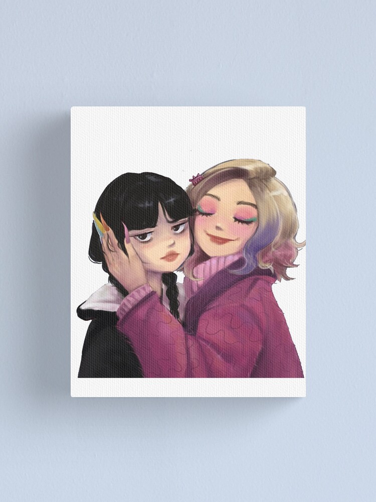Wednesday and Enid on adventures part 1, an art print by Ylve S - INPRNT