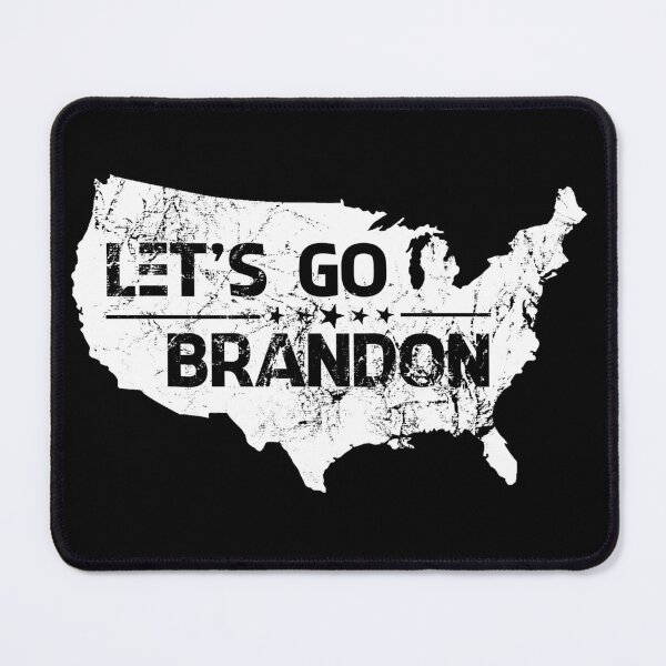 Item preview, Let's Go Brandon Bumper Sticker in white with America designed and sold by Manoroma.