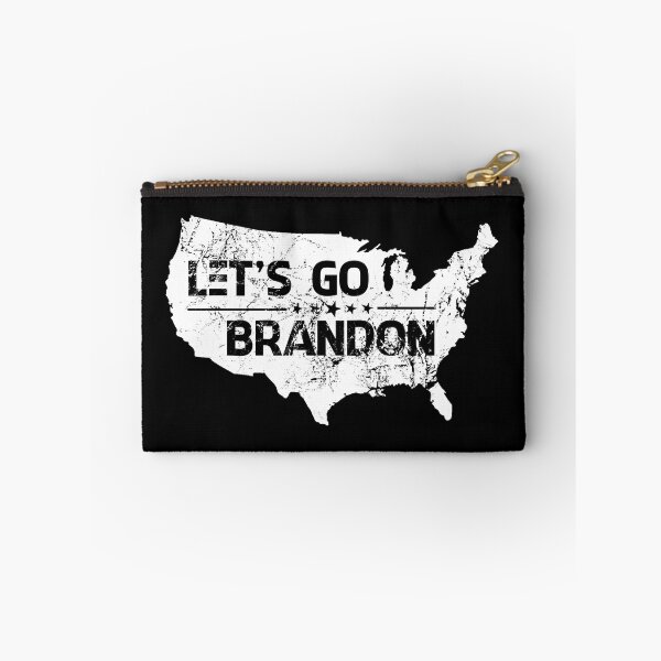 Item preview, Let's Go Brandon Bumper Sticker in white with America designed and sold by Manoroma.