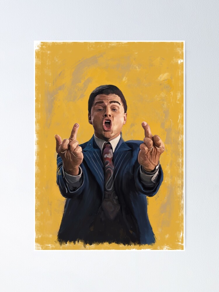 "Wolf Wall Street Painting" Poster for Sale by Gerenuke Redbubble