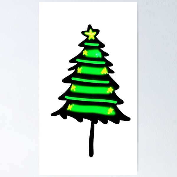 Item preview, christmas tree illustration designed and sold by optimusprime39.