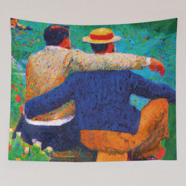 Item preview, Claude Monet Gay Lovers AI Generated Art designed and sold by rpvga.