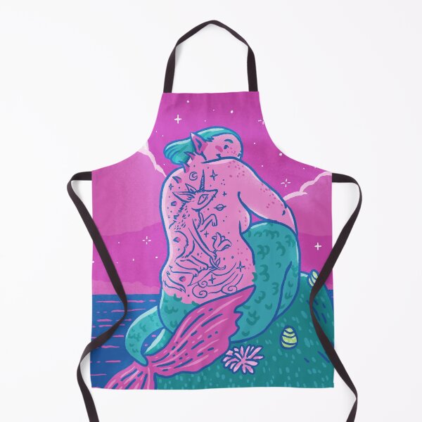 Item preview, tattooed mermaid designed and sold by diiin.