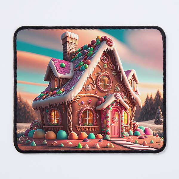 Artikelvorschau, Ein großes Lebkuchenhaus aus köstlichen Leckereien - Weihnachten entworfen und verkauft von InsterDesign.
