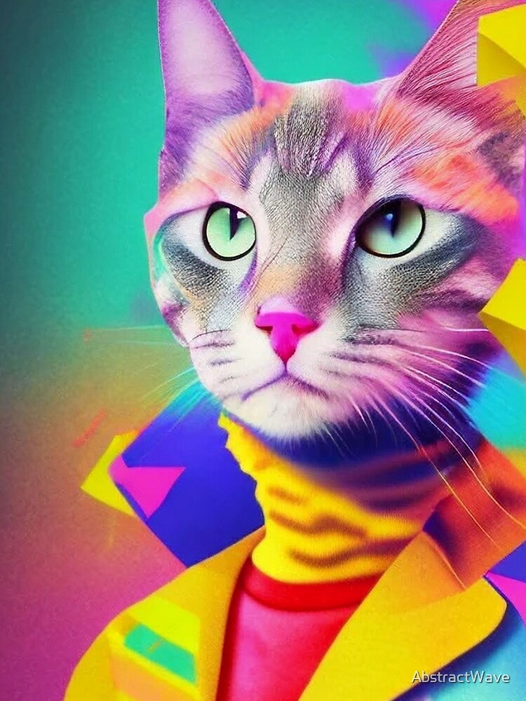 Thumbnail 5 of 5, iPhone Case, Retro Cat designed and sold by AbstractWave.