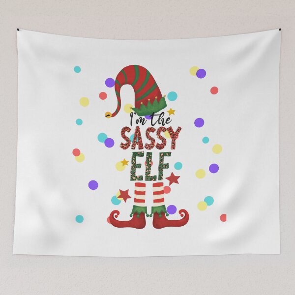 Item preview, Most Likely to Start The Shenanigans Elf Christmas | Merry Christmas Funny Elf greetings | Gifts for Christmas Elf Lovers designed and sold by ThanksVibe.
