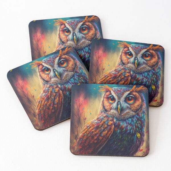Item preview, Owl illustrated art design designed and sold by AirtWorld.