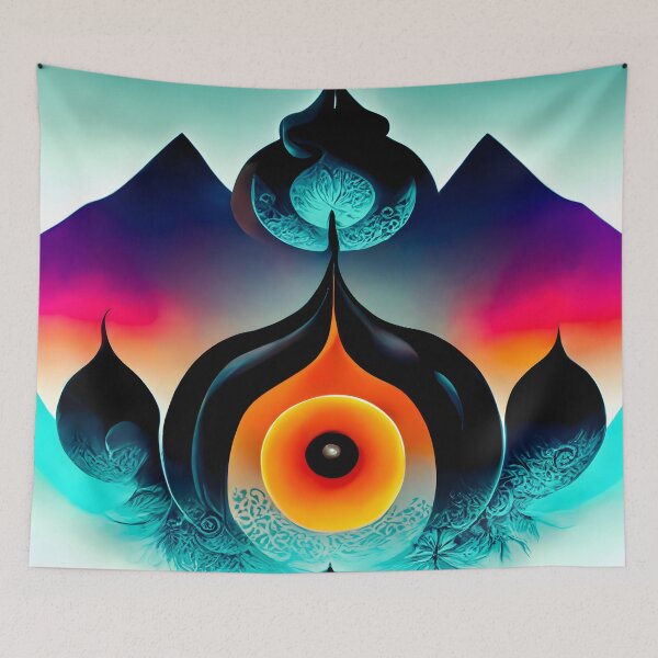 Item preview, Chinese Style Abstract Mandala - spiritual art spiritual artwork spirituality wellness well-being sacred geometry designed and sold by LvSoulCreations.