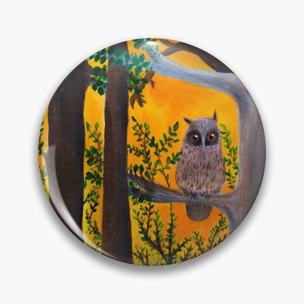 Item preview, Long-eared owl designed and sold by RewildJane.