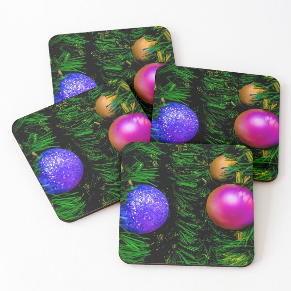 Item preview, Blue Pink Christmas Balls New Year Decoration designed and sold by eleonoraingrid.