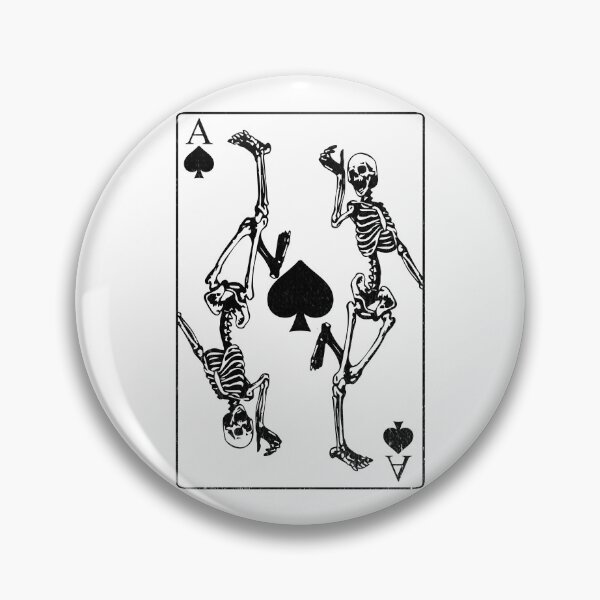 Item preview, Skeletons Ace Of Spades Poker Card Gambling Skeletons Gear designed and sold by DynamicDesign.