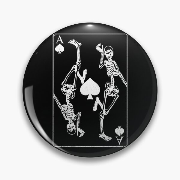 Item preview, Skeletons Ace Of Spades Poker Card Gambling Skeletons Gear designed and sold by DynamicDesign.