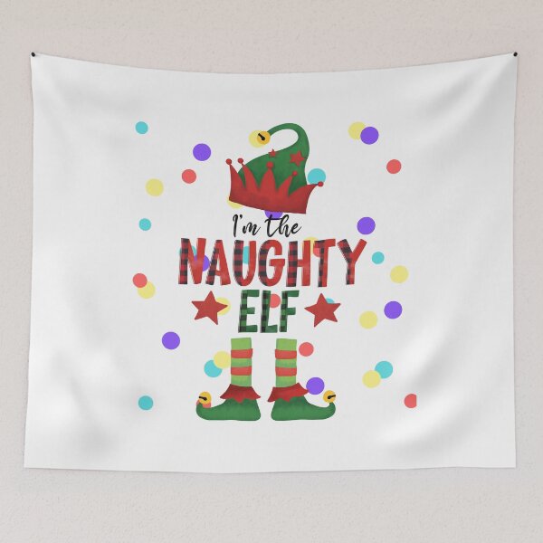 Item preview, Most Likely to Start The Shenanigans Elf Christmas | Merry Christmas Funny Elf greetings | Gifts for Christmas Elf Lovers designed and sold by ThanksVibe.